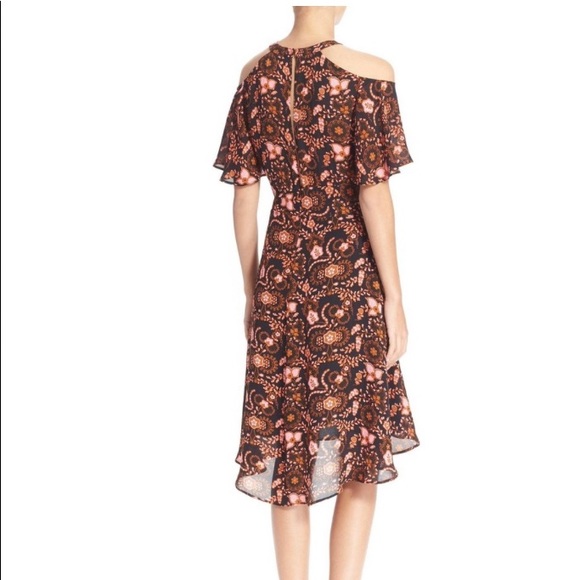 A.L.C. Emile Cold Shoulder Floral 100% Sil… - Picture 4 of 9